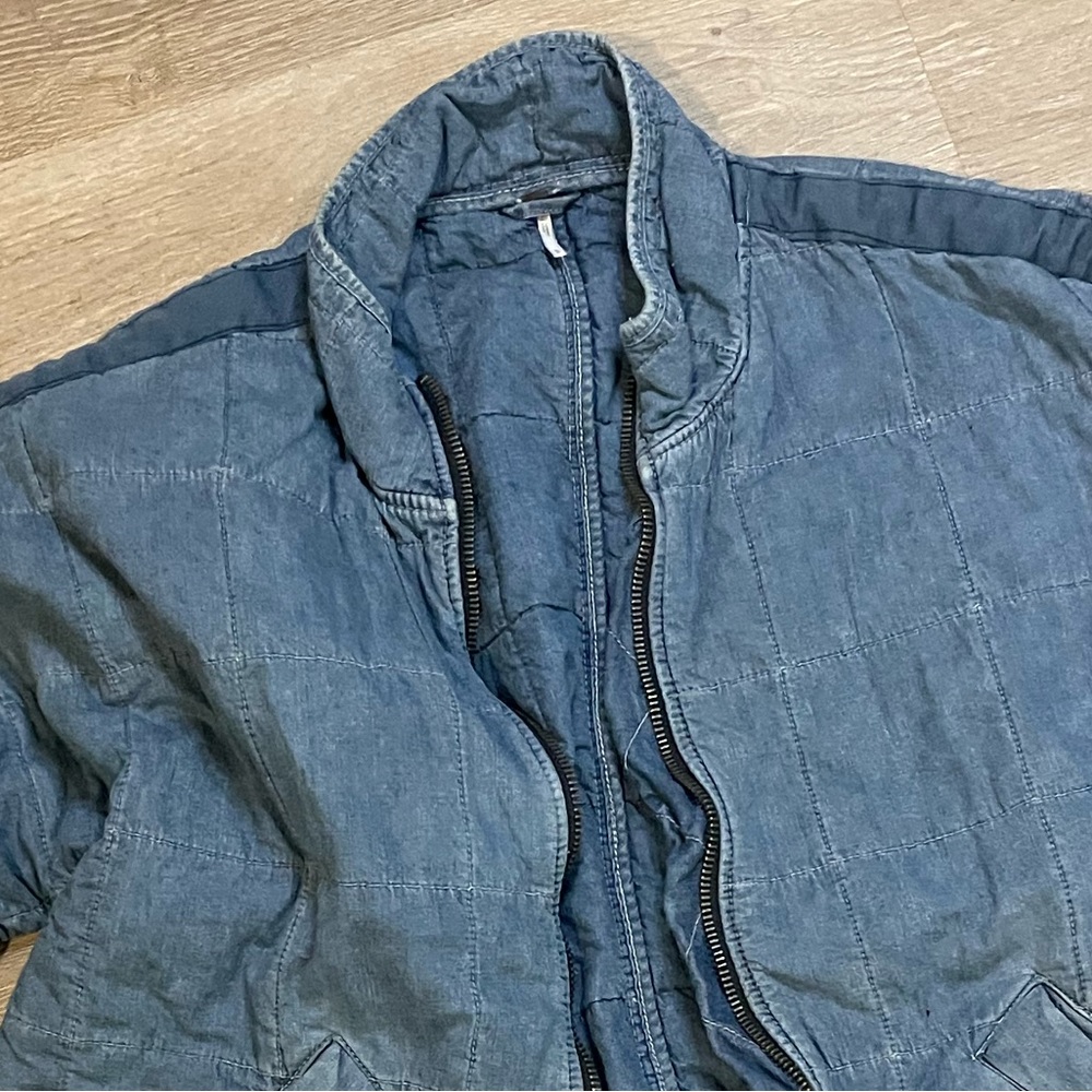FREE PEOPLE DOLMAN QUILTED KNIT JACKET - Picture 3 of 3